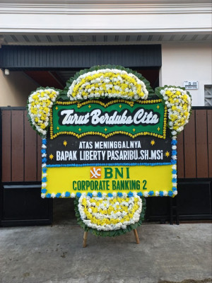 Papan Bunga Duka di Bangunharjo