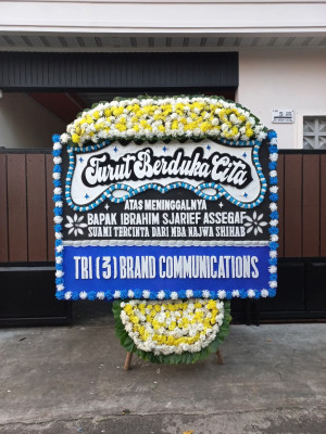 Papan Bunga Duka di Bangunharjo